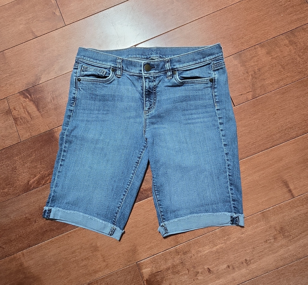 Ann Taylor Loft Denim Bicycle Short